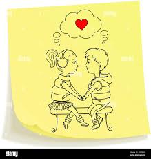 ROMANTIC STICKY NOTE