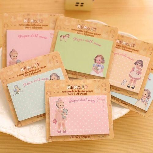 DOLL STICKY NOTE