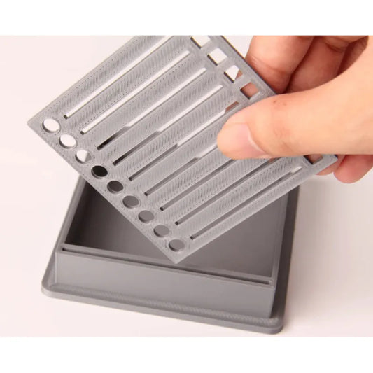 STICKY NOTE TEMPLATE STORAGE PLASTIC BOX